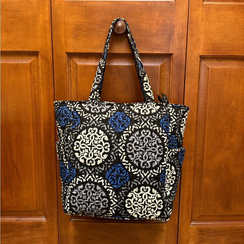 Vera Bradley Tablet Tote - Canterberry Cobalt - Picture 2 of 12
